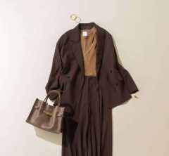 9月の今、ご指名したい！【ブラウンワイドパンツ】最旬コーデ〈2選〉