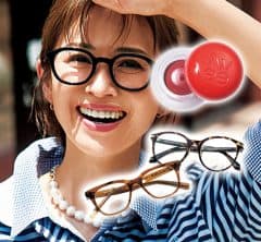 トレンドの【伊達メガネ】に似合う大人のメークが知りたい！