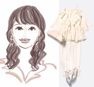 顔タイプ診断【ソフトエレガント、フェミニン】に似合うファッションは？