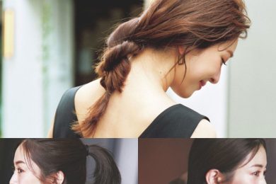 【40代のデイリーまとめ髪】こなれた“ニュアンス結び”で洒落感を！
