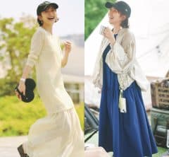 運動会・試合観戦には【ワンピース×キャップ】のオシャレ感がちょうどいい◎