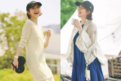 運動会・試合観戦には【ワンピース×キャップ】のオシャレ感がちょうどいい◎