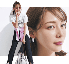 アクティブに動く日の「大人カジュアル」は“血色感メイク“で手抜きに見えない！