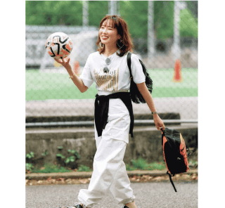 運動会・試合の応援に◎動きやすさもオシャレも！【Tシャツ×パンツ】お手本コーデ〈4選〉