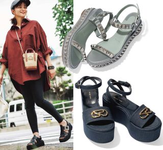オシャレな人はこの秋【ハイブランドの厚底サンダル】に投資！名品〈３選〉