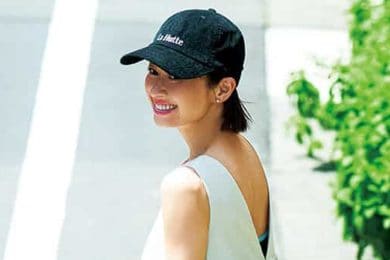 【肌見せワンピ×キャップ】ヘルシーな女っぽさでまだまだ暑い初秋を駆け抜けて