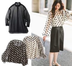 10月の気温差にちょうどいい！「シアー長袖」1着が快適オシャレ