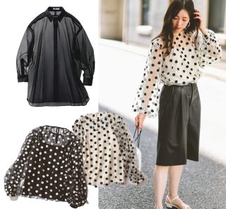 10月の気温差にちょうどいい！「シアー長袖」1着が快適オシャレ