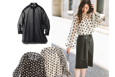 10月の気温差にちょうどいい！「シアー長袖」1着が快適オシャレ