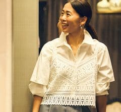 秋のおシゴト服に新鮮感を出すならインパクトキャミをプラスして！