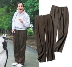 想像以上に万能です！40代が頼れる「ブラウンパンツ」〈３選〉