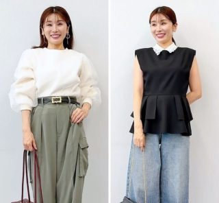 【40代×骨格ナチュラル】肩幅悩みもすっきり見せる「きれいめ秋コーデ」3選