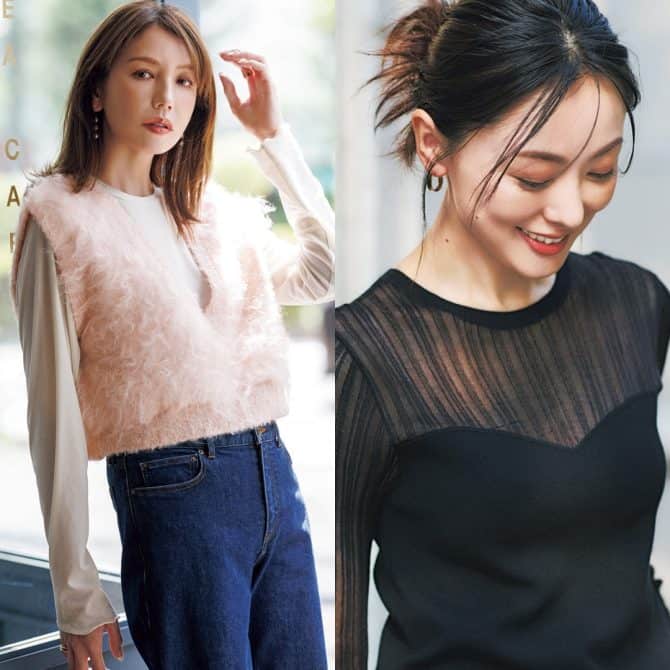 頑張らなくても映える！40代の秋冬におすすめな「華やかニット」6選