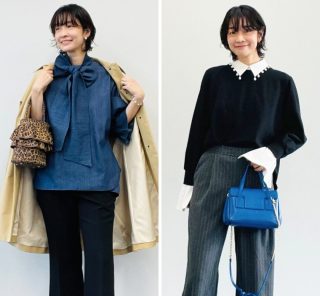 “程よく華やか”がちょうどいい！【40代×骨格ウェーブ】のきちんとコーデ3選