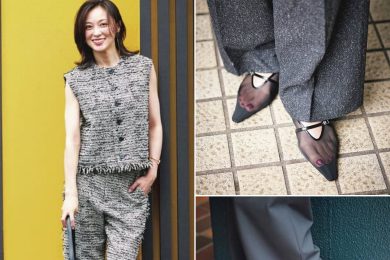 意外と悩む秋の“なんでもない日”に！【ジレセットアップ×カジュアル靴】の洒落感ルール