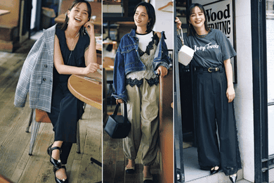 秋のきれいめランチには上品な色っぽさを高めてくれる【レースコーデ】に決まり！〈3選〉