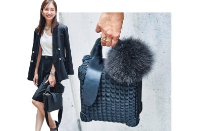 バッグチャーム流行中！STORYライターは「ファー小物」で秋モードに