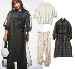【野呂佳代さんの秋コーデ計画】実は“透けアイテム”が最強です！〈４選〉