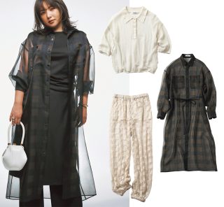 【野呂佳代さんの秋コーデ計画】実は“透けアイテム”が最強です！〈４選〉