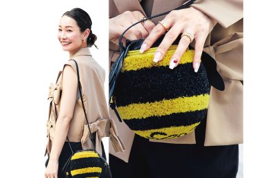 一発で映える♡40代のマンネリコーデに【ロエベのモチーフバッグ】が効く！