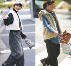 寒いけどコートは早い…【ダウン＆ファーベスト】で防寒もオシャレも！３選