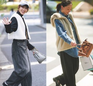 寒いけどコートは早い…【ダウン＆ファーベスト】で防寒もオシャレも！３選