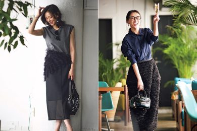 秋のママオフ時間を盛り上げる！【主役級ほぼクロスカート】コーデ〈3選〉