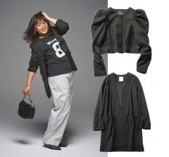 野呂佳代さんの“きちんと感がほしい日”に選ぶ【黒コーデ】５選