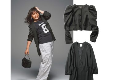 野呂佳代さんの“きちんと感がほしい日”に選ぶ【黒コーデ】５選