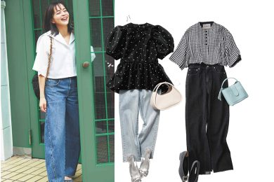 大人カジュアルの正解！【デニム×ぺたんこシューズ】最旬コーデ〈３選〉