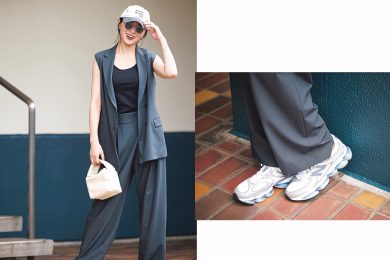 秋の“ほぼクロ”コーデは、「スニーカー」ではずすのが正解！〈コーデ2選〉