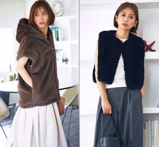 10月に“あるある”なオシャレのストレスは「ノースリーブアウター」で解決！