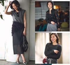 40代の“オシャレ見え”の近道！「黒多めコーデ」お手本〈12選〉