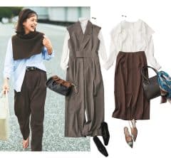 モノトーン派も惚れる！「ブラウンコーデ４選」正解の色合わせ