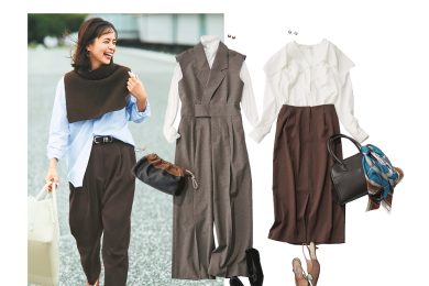 モノトーン派も惚れる！「ブラウンコーデ４選」正解の色合わせ