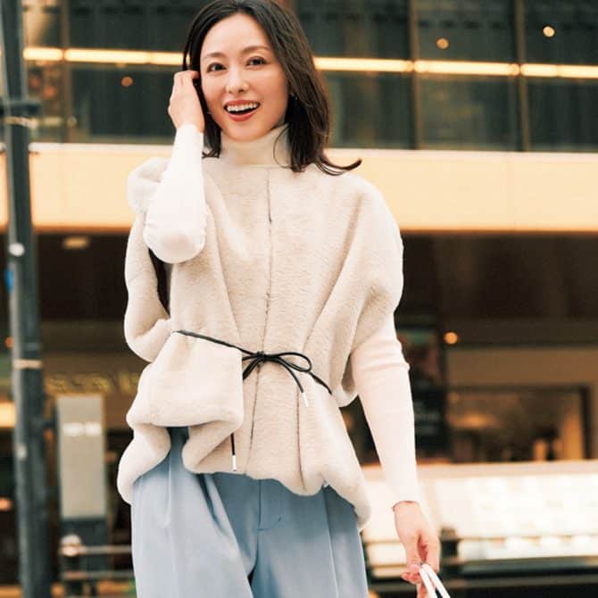 ファーアウター、楽ちんワンピetc.40代の冬コーデが盛り上がる着映えアイテム〈17選〉