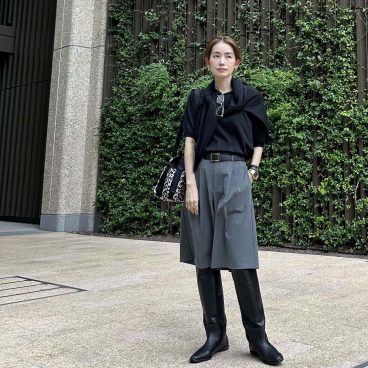 新しいブーツにしたら、新しいコーディネートにしたくなった！【モデル私服コーデ】