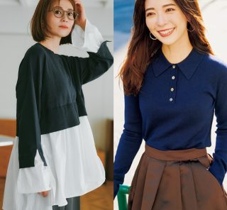 【ニット＆カーディガン】40代が秋冬に頼れる！『盛れるデイリー服』5選
