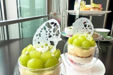 “美パフェと高級紅茶”に心躍る！シャインマスカットのアフタヌーンティー【ザ ロイヤルパークホテル アイコニック 東京汐留】