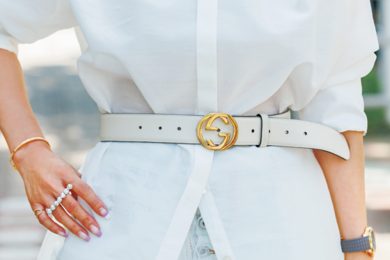 白シャツのマンネリ化を防ぐ、ウエストマークのアイディア〈６コーデ〉