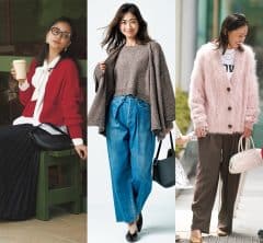 パッと羽織るだけで素敵。40代「オシャレカーディガン」の選び方