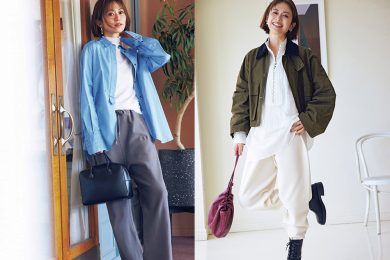 40代はこう着る！【スウェットパンツ】大人秋コーデの正解