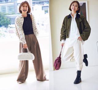【秋冬の名品パンツ３選】スウェット、ニット、スエード…冬まで大活躍