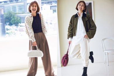 【秋冬の名品パンツ３選】スウェット、ニット、スエード…冬まで大活躍