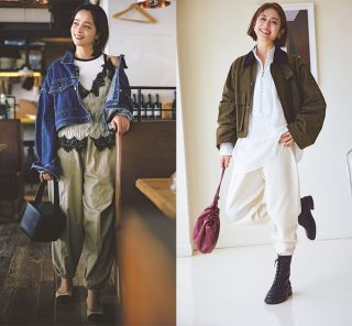 40代の鉄則！「イージーパンツ」コーデはキレイ見えが大前提