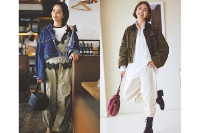 40代の鉄則！「イージーパンツ」コーデはキレイ見えが大前提