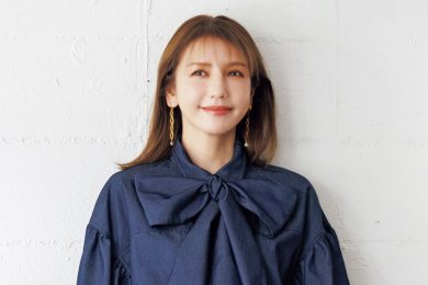 【リボンブラウス×チュールスカート】甘コーデもデニム素材で旬顔に