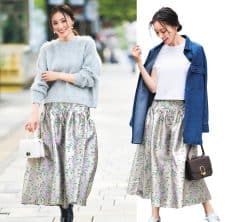【40代のお出かけコーデ】1枚で映える！40代に似合う「主役級スカート」