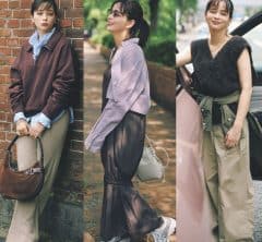 秋めく日のドライブ、今年は脱モノトーン、ブラウンコーデ〈3選〉