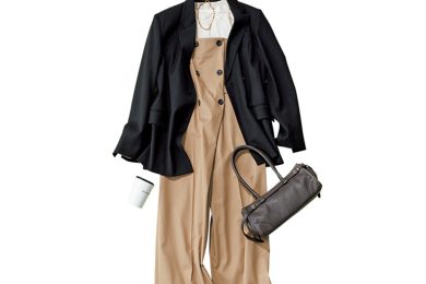 コンサバ化しすぎないオフィスコーデは〈ワイドパンツ〉がお役立ち！〈３選〉